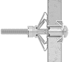 Image of ProductInUse. Front orientation. Anchors. Reusable Anchors for Drywall.